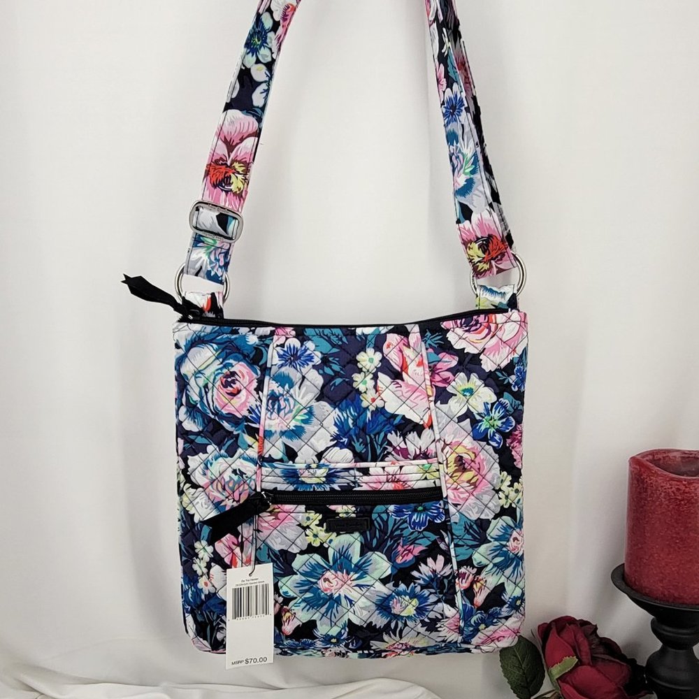 Vera Bradley Zip Top Hipster in Garden Grove Print - Picture 2 of 4